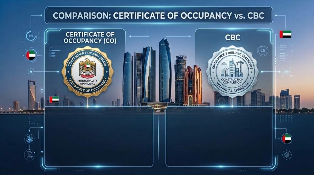 Comparison between the Certificate of Occupancy and the CBC